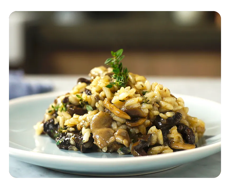 Risoto de Filé ao Funghi